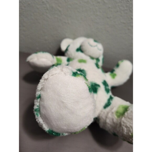 Build A Bear St Patrick’s Day Shamrock Clover Green White Teddy Bear Plush - Picture 3 of 13